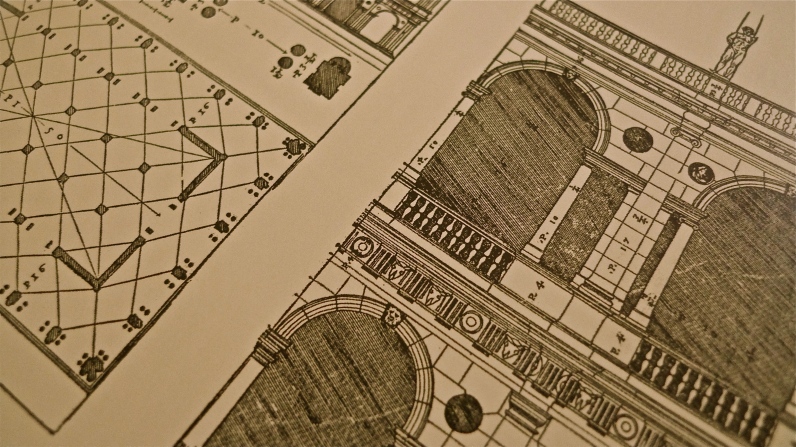 Architectural drawing of La Basilica Palladiana