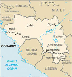 Map of Guinea | © U.S. State Department maps