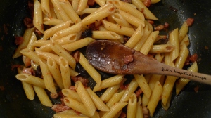 Penne, Pancetta e Pomodorini Pasta | ©Tom Palladio Images