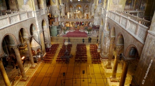 Inside St. Mark's Cathedral, Venice