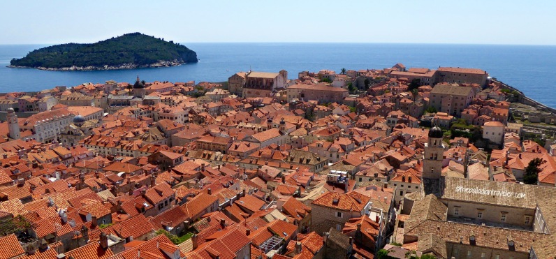 Terra cotta roofs of Dubrovnik, Croatia