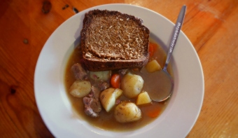 A bowl of piping-hot Irish stew, Kilkenny, Co. Kilkenny, Ireland